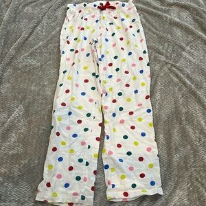 White pj bottoms